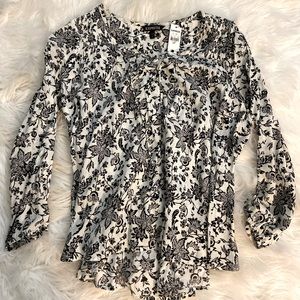 Express Tie Front Blouse